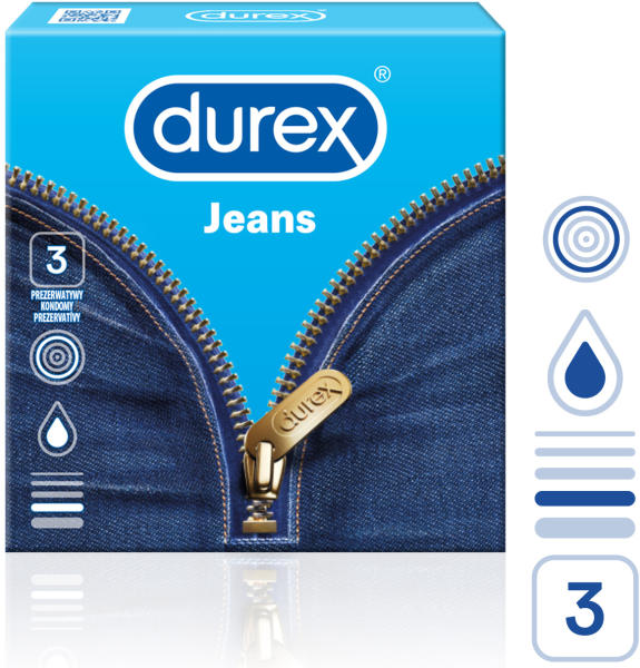 Durex Jeans 3 pack (Prezervativ) - Preturi