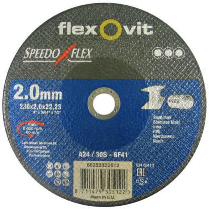 Vásárlás: Speedoflex Speedo flex vágókorong 230x2, 0mm Inox (FLEX-305122)  Vágókorong árak összehasonlítása, Speedo flex vágókorong 230 x 2 0 mm Inox  FLEX 305122 boltok