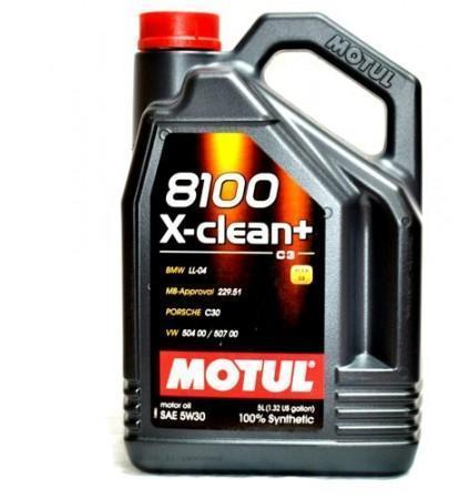Motul 8100 X-clean+ 5W-30 5 l (Ulei motor) - Preturi