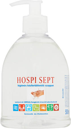 Vásárlás: Hospi Sept kézfertőtlenítő szappan 500ml Elsősegély árak  összehasonlítása, kézfertőtlenítő szappan 500 ml boltok