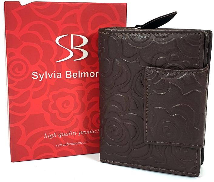Vásárlás: Sylvia Belmonte rózsa mintás, sötétbarna, széles nyelvű női bőr  pénztárca RO03 - taskaweb Pénztárca árak összehasonlítása, rózsa mintás  sötétbarna széles nyelvű női bőr pénztárca RO 03 taskaweb boltok
