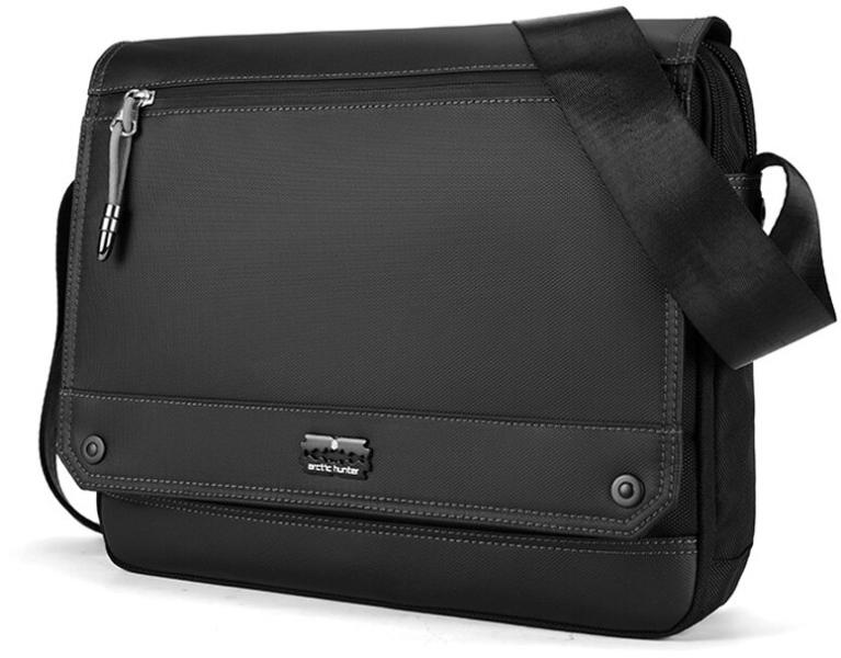 Arctic Hunter laptop táska, válltáska univerzális fekete színben  (K00093-BLACK) laptop táska vásárlás, olcsó Arctic Hunter laptop táska,  válltáska univerzális fekete színben (K00093-BLACK) notebook táska árak,  akciók