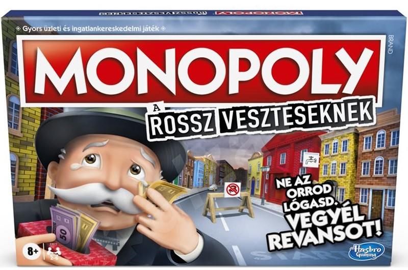 Vásárlás: Hasbro Monopoly - A rossz veszteseknek (E9972165) Társasjáték árak  összehasonlítása, Monopoly A rossz veszteseknek E 9972165 boltok