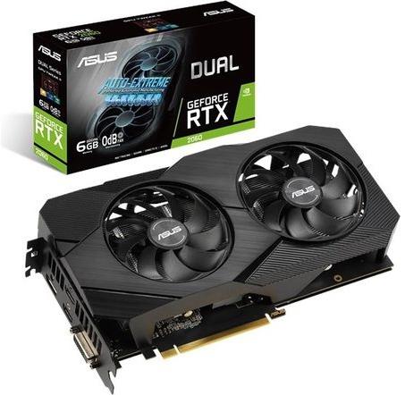 ASUS GeForce RTX 2060 6GB GDDR6 192bit (DUAL-RTX2060-6G-EVO) Placa
