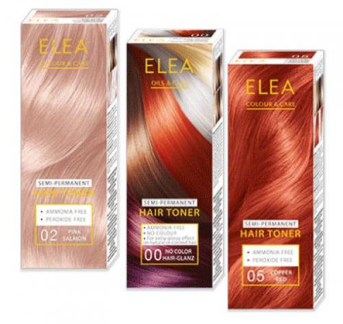 ELEA Полутраен тонер за коса Бои за коса, оцветители за коса Цени, оферти и  мнения, списък с магазини, евтино ELEA Полутраен тонер за коса