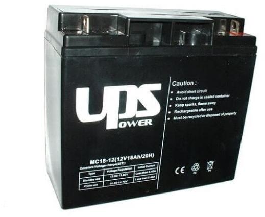 Vásárlás: Zselés Akkumulátor Akku UPS Power 12V 18Ah zselés akkumulátor  (MC18-12) Szünetmentes tápegység akkumulátor árak összehasonlítása, Akku UPS  Power 12 V 18 Ah zselés akkumulátor MC 18 12 boltok