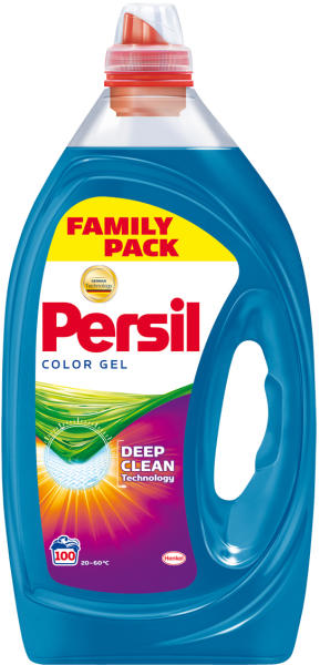 Persil Detergent lichid, 4.95 L, 110 spalari, Deep Clean Color Active Gel  (Detergent lichid) - Preturi