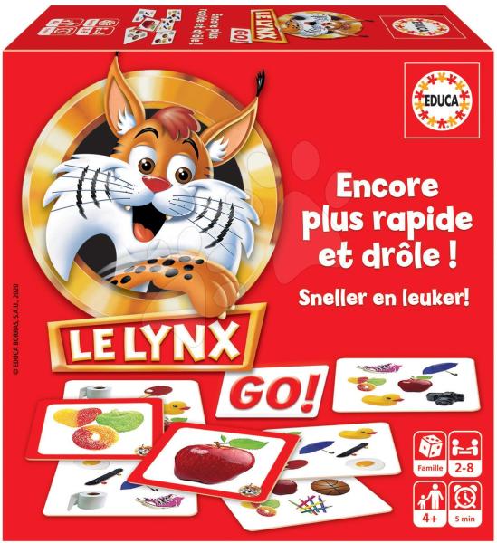 Vásárlás: Educa Társasjáték Lynx Gyors mint a hiúz Educa 60 ábrával  legkiebbeknek francia 4 évtől (18716) Társasjáték árak összehasonlítása,  Társasjáték Lynx Gyors mint a hiúz Educa 60 ábrával legkiebbeknek francia 4  évtől 18716 boltok