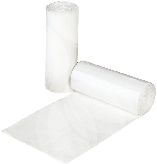 Szemeteszsák fehér 35x45 16mikron 10L 20db/roll 50roll/csomag 1000db/csomag (SZ1016)