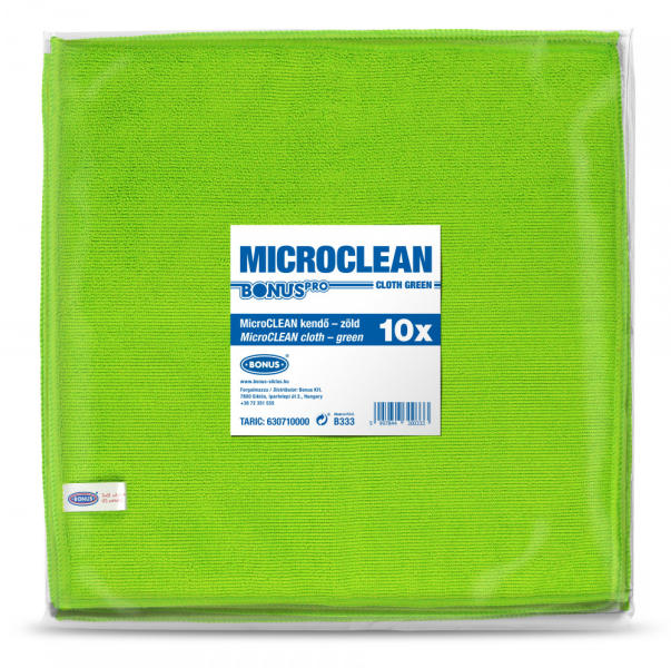 Mikroszálas univerzális kendő 32x32cm zöld 10 darabos (B333)