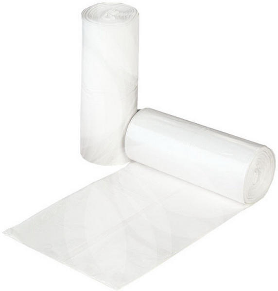 Szemeteszsák fehér 48x50 16mikron 20L 20db/roll 50roll/csomag 1000db/gyűjtő (SZ2016)