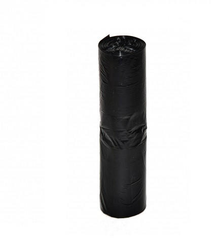 Szemeteszsák fekete 50x60cm 30L 20db/tekercs 50tekercs/gyűjtő (SZ3012)