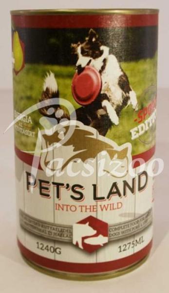 Vásárlás: Pet's Land Pet s Land Dog Konzerv Strucchússal Africa Edition  6X415G Kutyatáp árak összehasonlítása, Pet s Land Dog Konzerv Strucchússal  Africa Edition 6 X 415 G boltok
