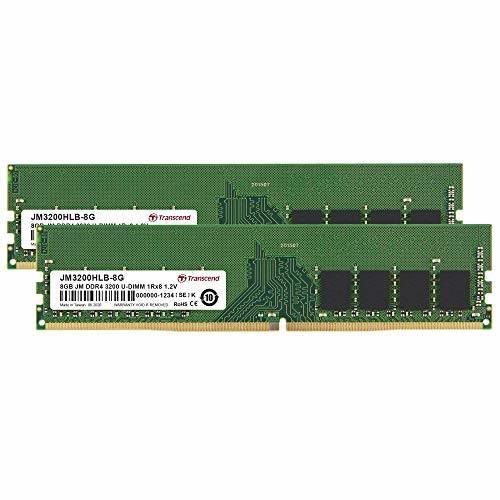 Transcend JetRam 16GB (2x8GB) DDR4 3200MHz JM3200HLB-16GK (Memorie
