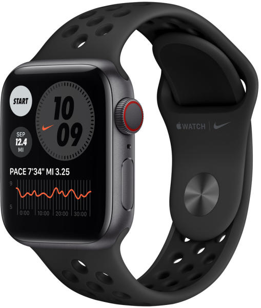 Apple Watch Series 6 Nike GPS + Cellular 40mm (Smartwatch, bratara fitness)  - Preturi