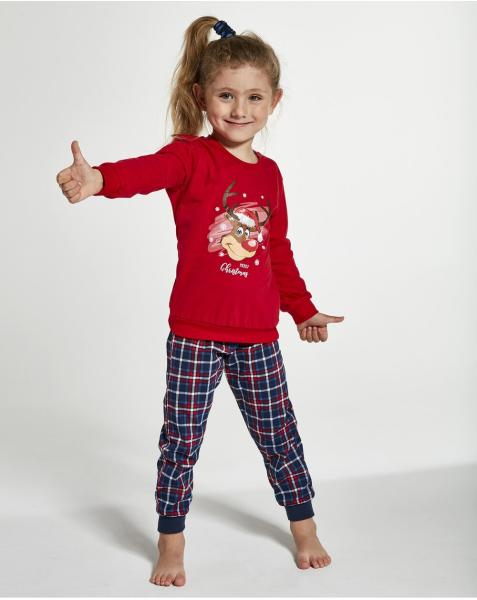 Cornette Pijama fete 9-14 ani, colectia FAMILIE, Cornette G592-130 Merry  Christmas (CR G592-130) (Pijama copii) - Preturi