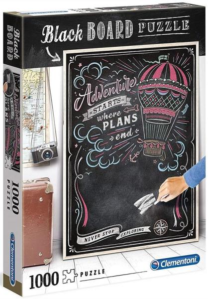 Black Board Puzzle - Travel 1000 db-os (39478)