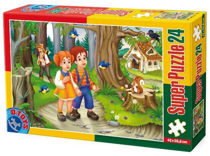 D-Toys Puzzle D-Toys - Hansel and Gretel, 24 piese XXL (Dtoys-60372-PV-01) ( Dtoys-60372-PV-01) (Puzzle) - Preturi