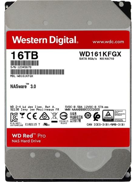 Western Digital WD Red Pro 3.5 16TB 7200rpm SATA3 (WD161KFGX