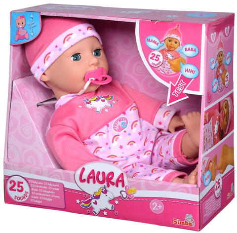 Vásárlás: Simba Toys Laura baba hanggal és cumival (105140060) Játékbaba  árak összehasonlítása, Laura baba hanggal és cumival 105140060 boltok