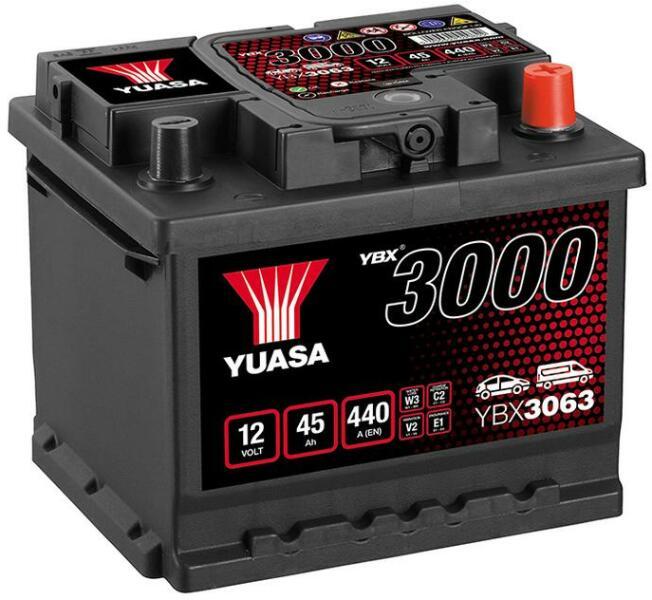 3000 12V 45Ah 440A right+ (YBX3063)