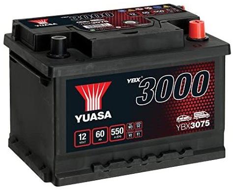 3000 12V 60Ah 550A right+ (YBX3075)