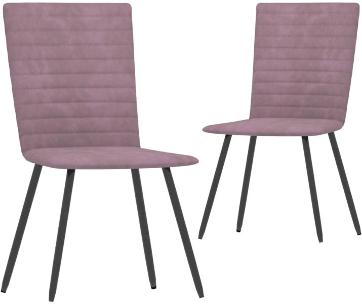 vidaXL Трапезни столове, 2 бр, розови, кадифе (287812) - vidaxl Столове за  трапезарии Цени, оферти и мнения, списък с магазини, евтино vidaXL Трапезни  столове, 2 бр, розови, кадифе (287812) - vidaxl
