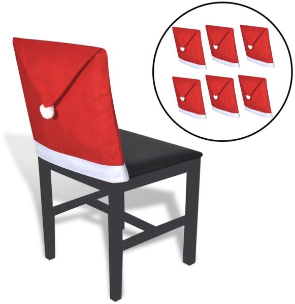 Vásárlás: vidaXL 6 db mikulás sapka székhuzat (131012) Karácsonyi dekoráció  árak összehasonlítása, 6 db mikulás sapka székhuzat 131012 boltok