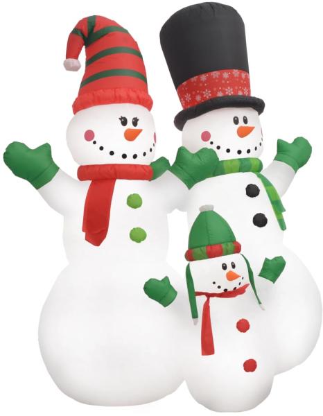 Vásárlás: vidaXL felfújható karácsonyi hóembercsalád LED-világítással 240cm  (245707) Karácsonyi dekoráció árak összehasonlítása, felfújható karácsonyi  hóembercsalád LED világítással 240 cm 245707 boltok