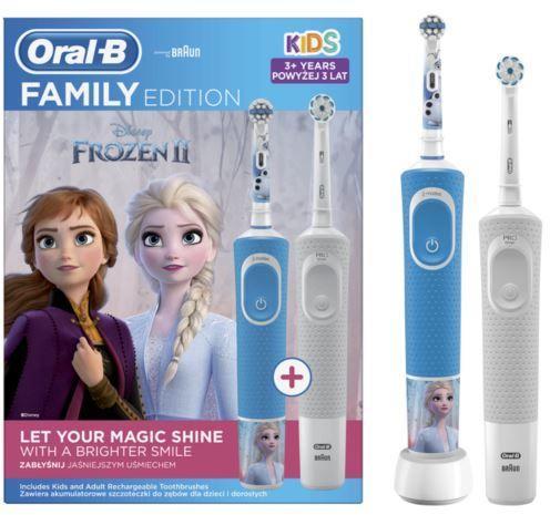 Oral-B Vitality 100 + D100 Frozen II elektromos fogkefe vásárlás, olcsó  Oral-B Vitality 100 + D100 Frozen II elektromos fogkefe árak, akciók