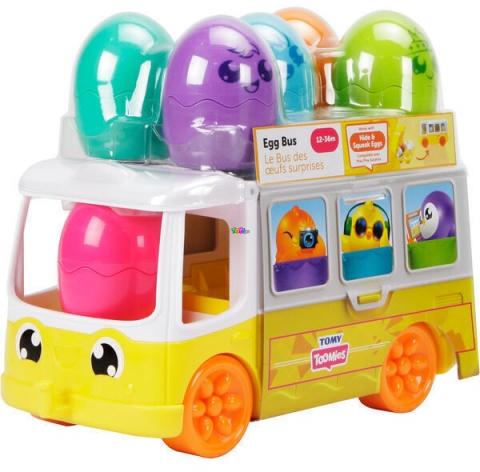 Vásárlás: TOMY Toomies buszos tojáskaland szett (E73098) Babáknak szóló  játék árak összehasonlítása, Toomies buszos tojáskaland szett E 73098 boltok