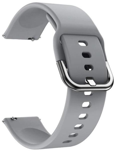 Very Dream Curea din silicon compatibila cu Samsung Gear 2, Telescoape QR,  22mm, Shark Gray (Accesoriu ceas sport si smartwatch) - Preturi