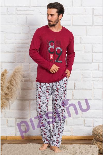 Vásárlás: Gazzaz Hosszúnadrágos férfi pizsama (FPI0208 S) Férfi pizsama  árak összehasonlítása, Hosszúnadrágos férfi pizsama FPI 0208 S boltok