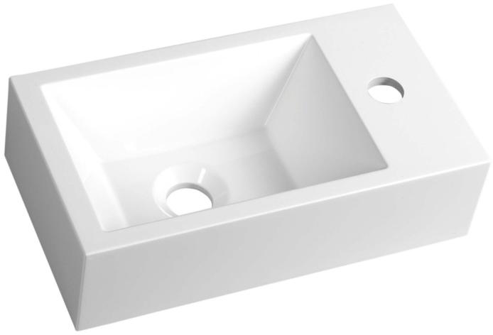 Amarok 40x22 cm right white (AR500)