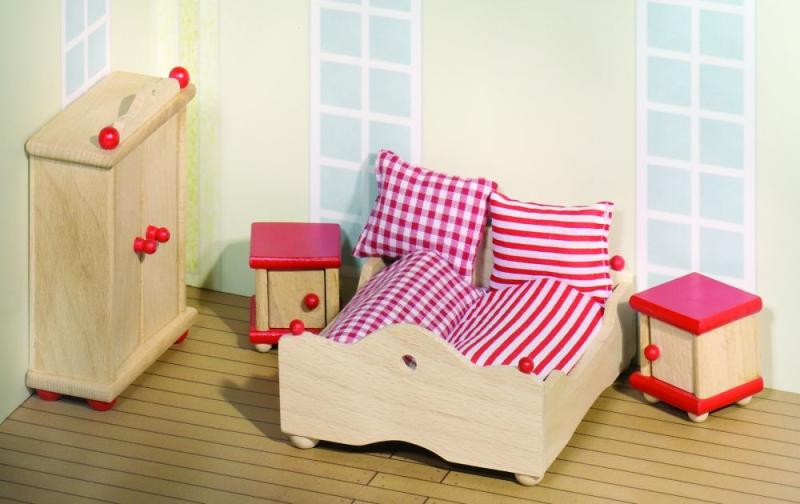 Vásárlás: Goki Fa babaház hálószoba bútor Játékbaba felszerelés árak  összehasonlítása, Fababaházhálószobabútor boltok