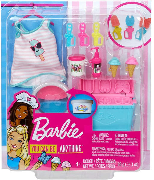 Vásárlás: Mattel Barbie: fagyi és jégkrém készítő szett gyurmával (GHK40)  Játékbaba felszerelés árak összehasonlítása, Barbie fagyi és jégkrém  készítő szett gyurmával GHK 40 boltok