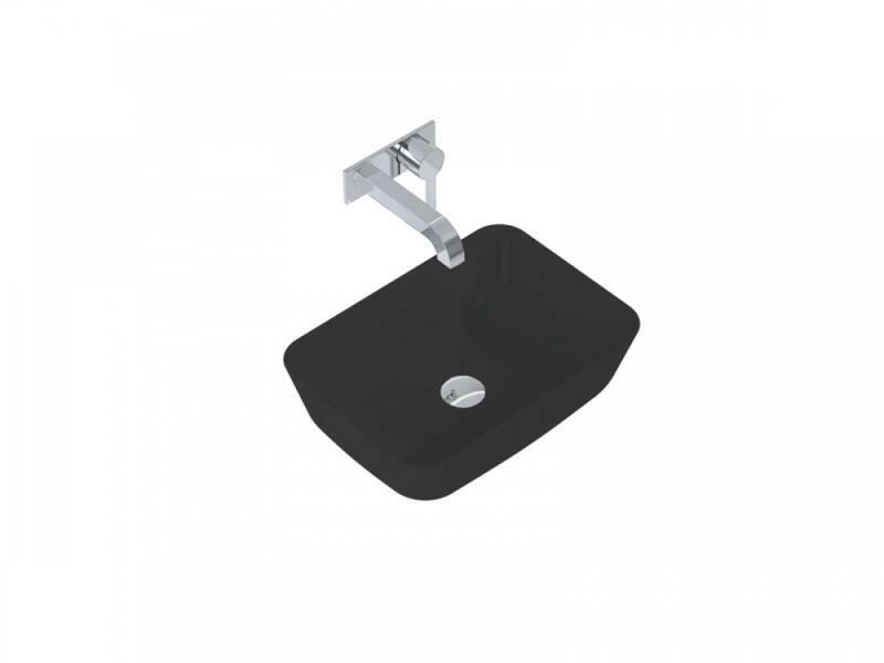 Reni 46x33 cm matt black (AR-145058)