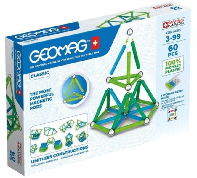 Vásárlás: Geomag Classic Green Line 60db Mágneses építőjáték árak  összehasonlítása, Classic Green Line 60 db boltok