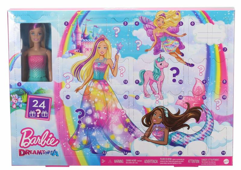 Vásárlás: Mattel Barbie Dreamtopia adventi naptár (GJB72) Barbie baba árak  összehasonlítása, Barbie Dreamtopia adventi naptár GJB 72 boltok