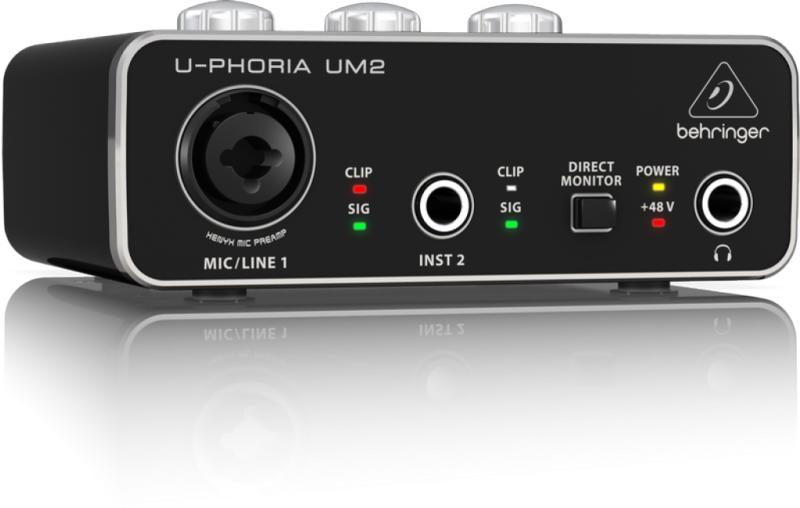 BEHRINGER U-Phoria UM2, избор от онлайн магазин с Звукови карти. Открий  евтини оферти!