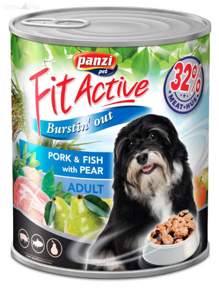 Vásárlás: Panzi Fit Active Prémium 1240 g konzerv kutyáknan  sertés-hal-körte Kutyatáp árak összehasonlítása, Fit Active Prémium 1240 g  konzerv kutyáknan sertés hal körte boltok