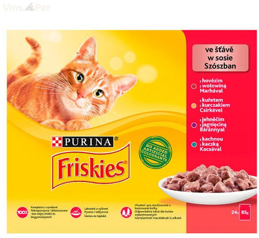 Vásárlás: Friskies 12 pack alutasakos macskaeledel  (csirke/marha/bárány/kacsa) szószos Macskaeledel árak összehasonlítása, 12  pack alutasakos macskaeledel csirke marha bárány kacsa szószos boltok