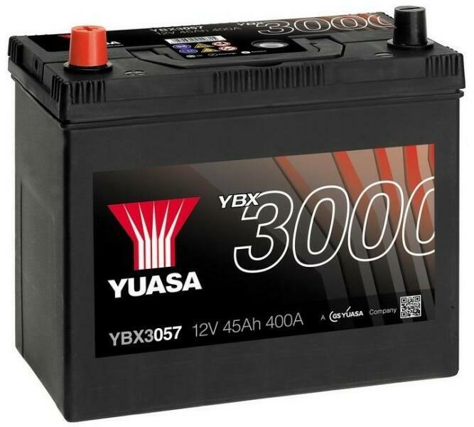 YUASA 45Ah 400A left+ (YBX3057) vásárlás, Autó akkumulátor bolt árak,  akciók, autóakku árösszehasonlító