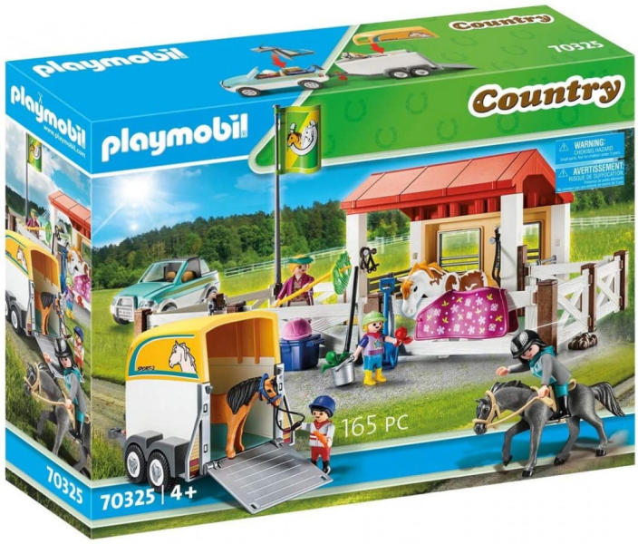 Vásárlás: Playmobil Lovarda lószállítóval (70325) Playmobil árak  összehasonlítása, Lovarda lószállítóval 70325 boltok