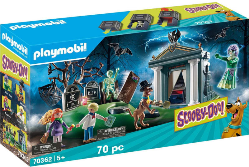 Vásárlás: Playmobil Scooby-Doo! - Kaland a temetőben (70362) Playmobil árak  összehasonlítása, Scooby Doo Kaland a temetőben 70362 boltok