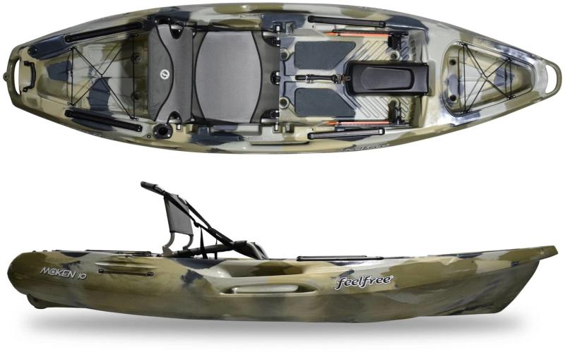 FeelFree Kayaks Caiac pescuit FEELFREE Moken 10 Standard V2, 1 persoana,  3.15m (Moken10V2) (Barca, barca pneumatica) - Preturi