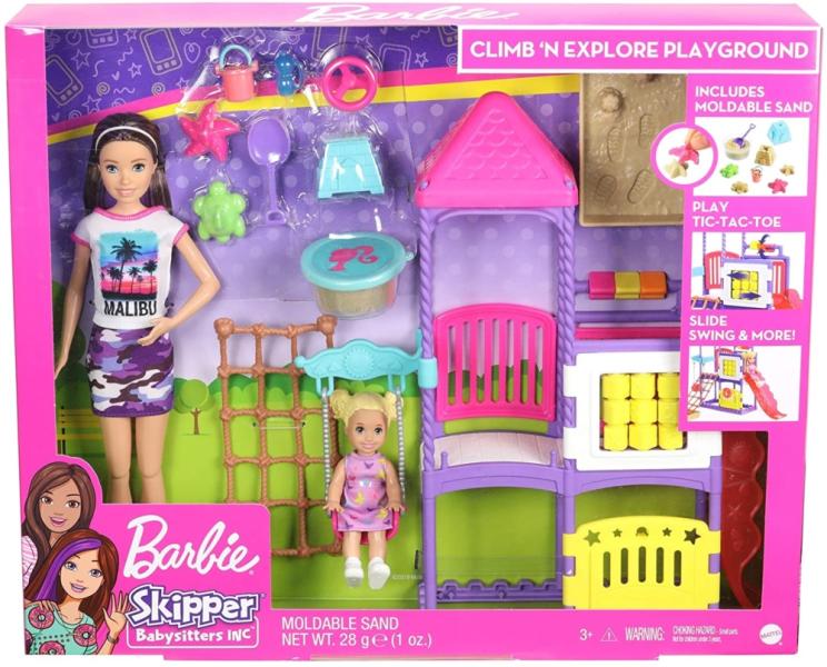 Vásárlás: Mattel Barbie bébiszitter játszótér szett Skipper babával (GHV89)  Barbie baba árak összehasonlítása, Barbie bébiszitter játszótér szett  Skipper babával GHV 89 boltok