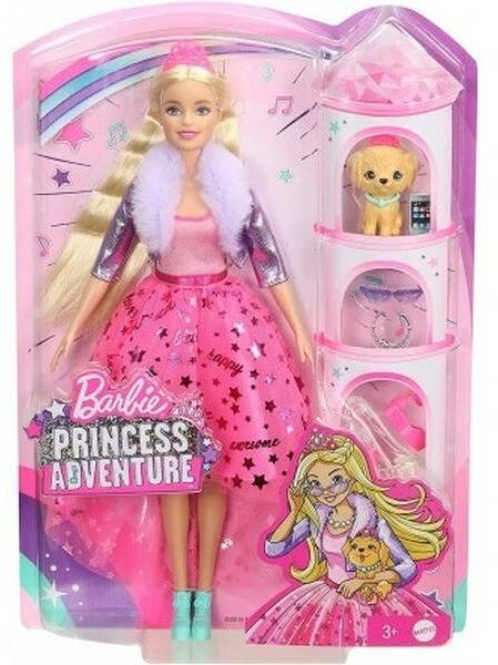 Vásárlás: Mattel Barbie - Princess Adventure - Szőke hajú baba kiskutyával  (GML76) Barbie baba árak összehasonlítása, Barbie Princess Adventure Szőke  hajú baba kiskutyával GML 76 boltok