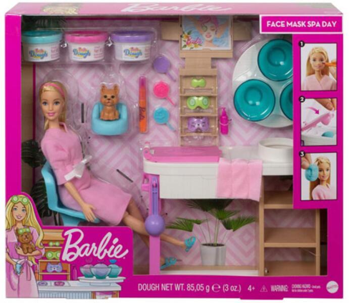Vásárlás: Mattel Barbie - Szépségszalon Spa - szőke babával (GJR84) Barbie  baba árak összehasonlítása, Barbie Szépségszalon Spa szőke babával GJR 84  boltok