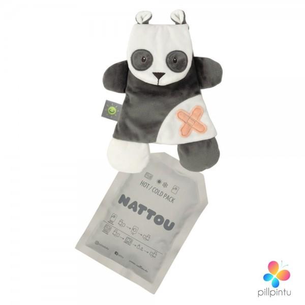 Szundikendő hideg/meleg terápiás gélpárnával - BuddieZzz - panda